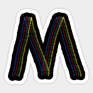 The letter M! Sticker